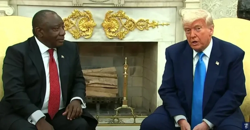 Дональд Трамп vs Сирил Рамафоса. Теперь на прицеле у Вашингтона - ЮАР