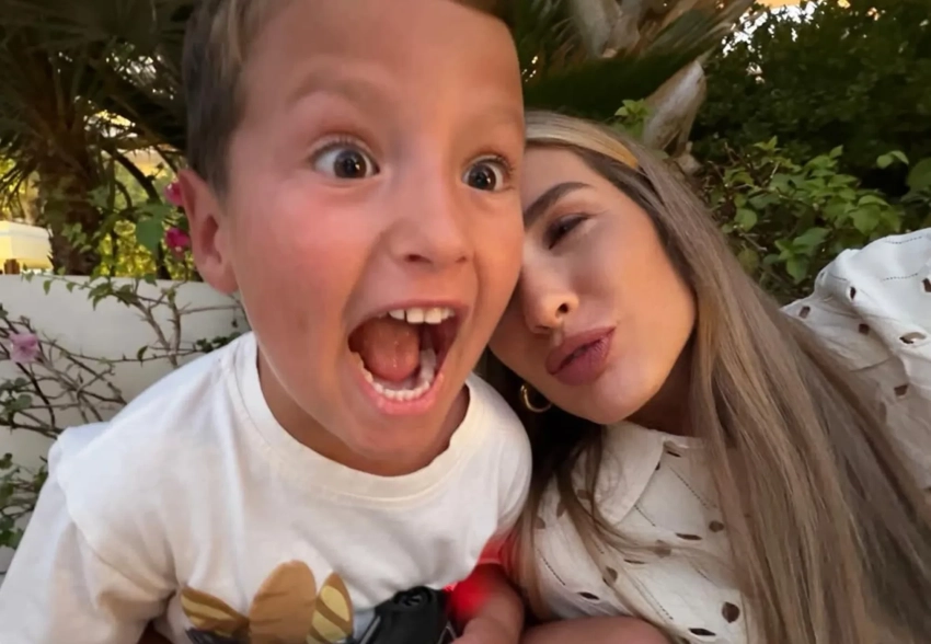 Кети Топурия поделилась редкими снимками с сыном в честь его пятилетия